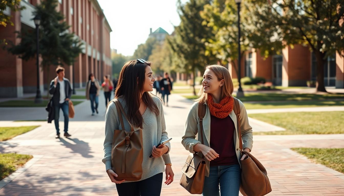 Student using a study guide to organize academic notes
